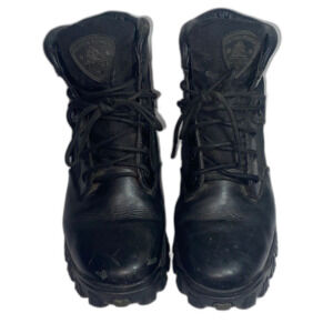 Rocky Alpha Force Men's Black Steel Toe Combat Boots Workboots Waterproof SZ 11